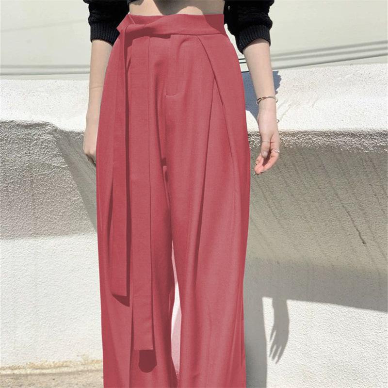 Western Style Pants for Women Autumn with Sense of Drape Wide Legs Exuding Unique Casual Vibe for Commuting Trousers Women’s