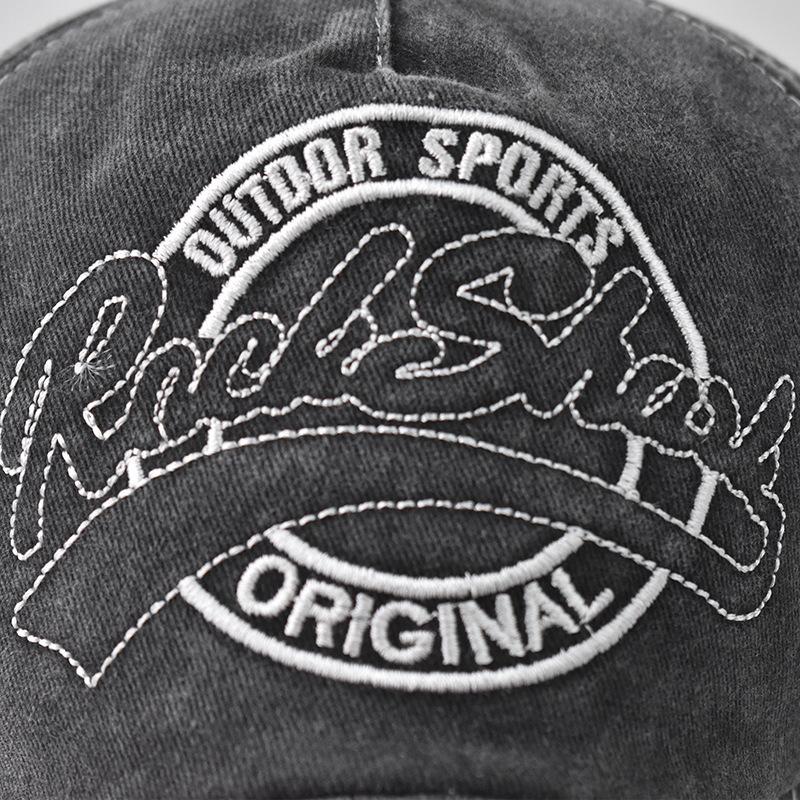 Three-dimensional Large Letter Embroidered Baseball Cap Cap Outdoor Sun Hat