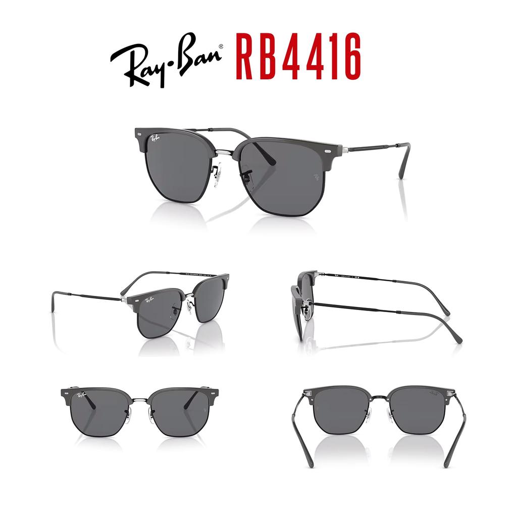 Sluneční brýle RB4416 CLUBMASTER BLACK 51 NOVÉ 6653B1 ŠEDÉ NA polarizační Ray-Ban
