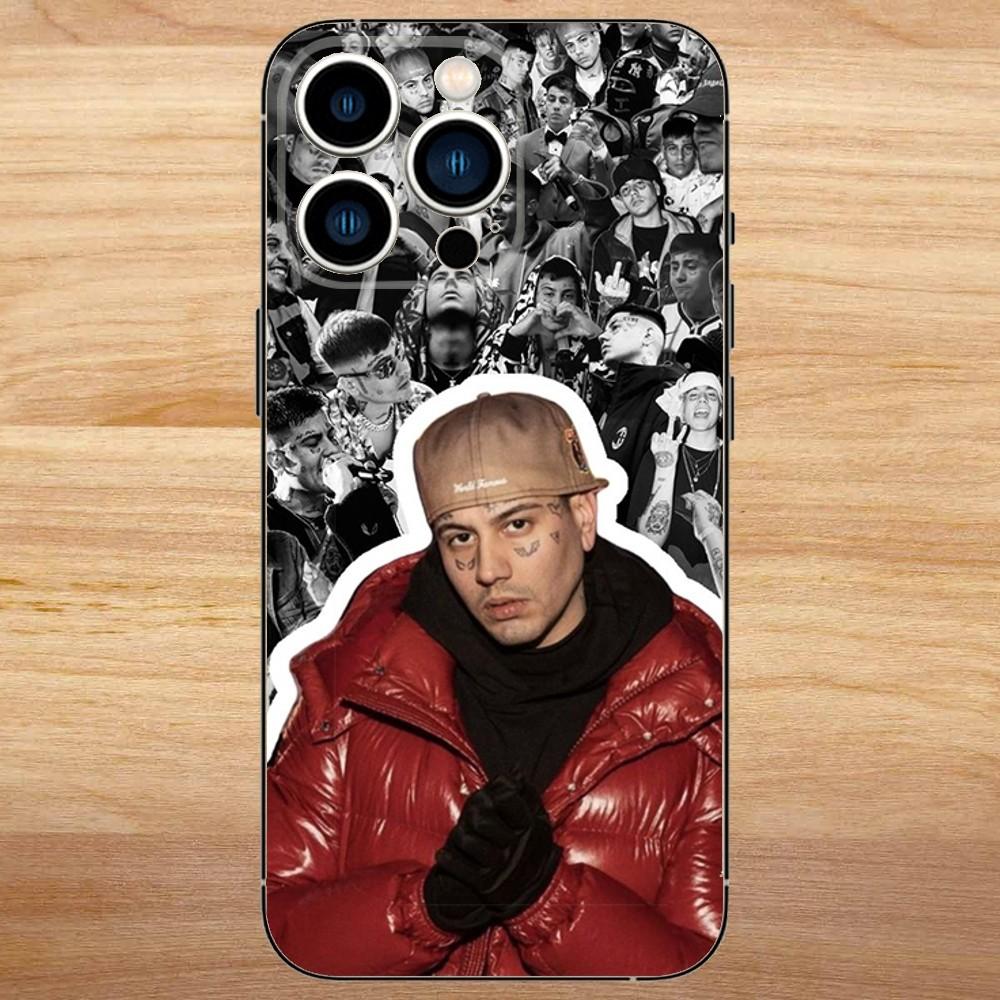 Duki Rapper Phone Case For iPhone15,14,13,12,11,Pro,Max,Plus,Mini,X,XS,XR,8,7,6,S,Plus,SE Soft Black Case