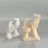 3D Printed Figurine Holding Digital Italian Brain Rot Math 67, Funny And Funny Meme Figurine Holding Digital 67 Sculpture