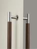 Dooroom Antique Brass Door Double Single Sided Stripe Linear Pull Bar Walnut Wood Gate Glass Door Shower Room Handles