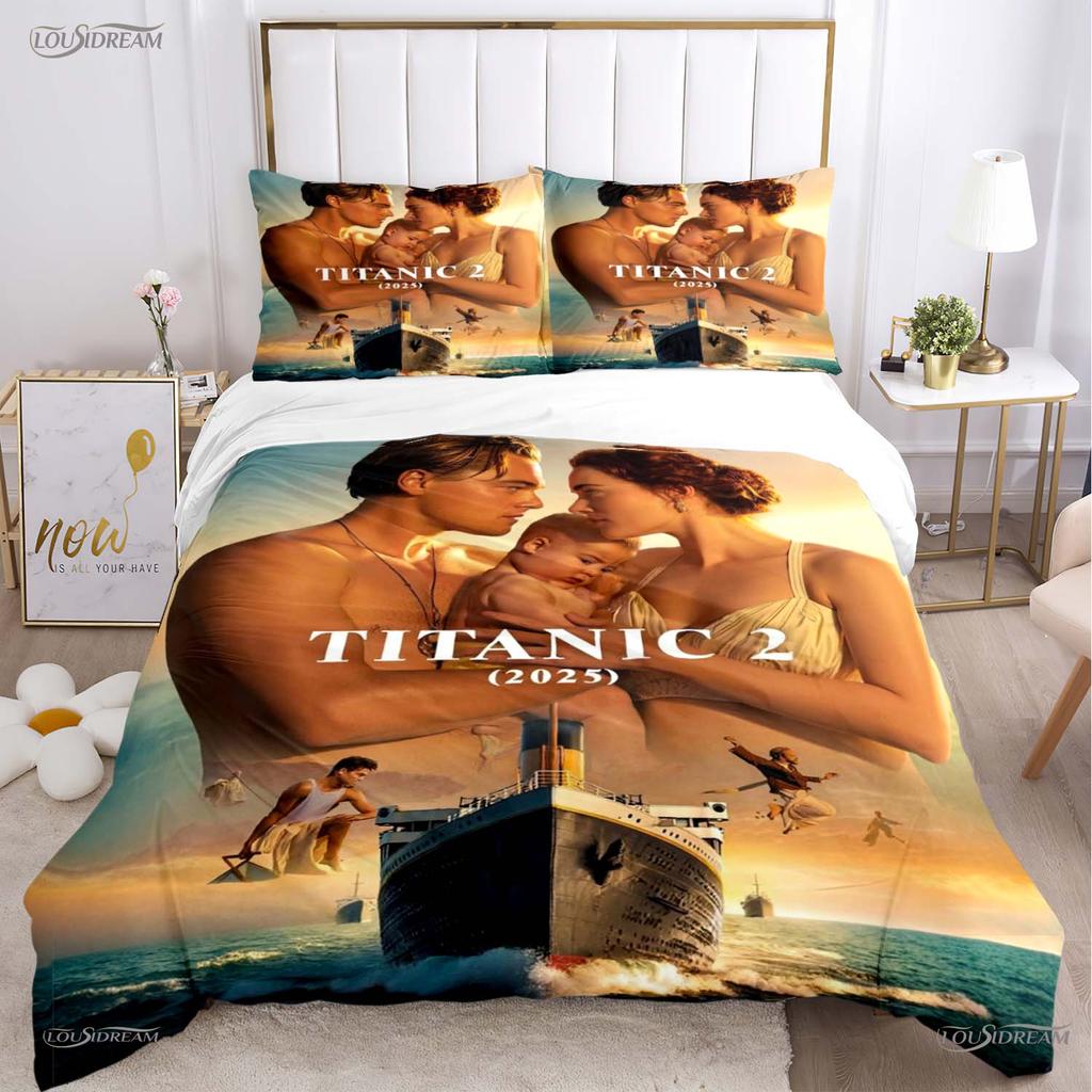Comforter Titanic Romantic Love All Season Comforter Bedding Sets Soft And S Single/Double/Queen/King