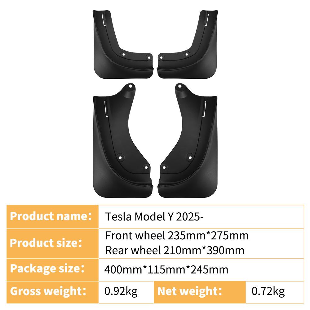 For Tesla Tesla MODEL Y 2025 New Version MODELY Fender pIVA
