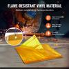 Welding Screen with Frame, 6' X 6' Welding Curtain Screen, Flame-Resistant Vinyl Welding Protection Screen On 4 Swivel Wheel (2 Lockable), Moveable &