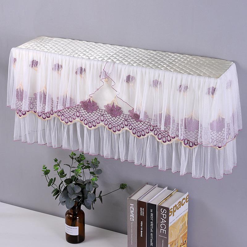 Universal Wall-Mounted Air Conditioner Dust Cover: Anti-Blow Windshield, Windproof Curtain, Full Sleeve Protection for Cabinet Machines