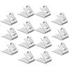 14Pcs Refrigerator Shelf Support Heavy Duty Stainless Steel Freezer Shelf Clips Adjustable Cooler Shelving Brackets Commercial