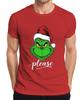 Grinch Please Christmas Gnome Funny Gift Xmas Grinch Unisexs Tshirt