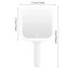 3 Color Light LED Smart Makeup Mirror Touch Screen Adjustable Brightness Dimmable Lights Makeup Mirror Handheld Portable