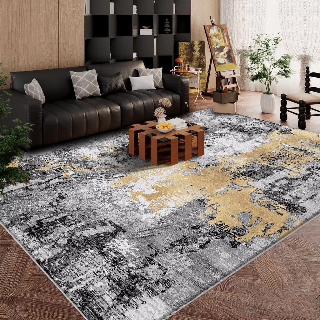 Minimalist Carpets Light Luxury Living Room Bedroom Decor Soft non-slip Rug Large Area Cloakroom study Floor Mat Easy cleaning