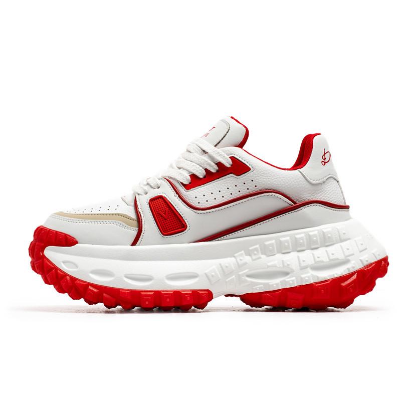 2025 neue personalisierte Dad-Schuhe Herren erhöhte Fried Street Jungen Frühling und Herbst Herrenschuhe Plateau Europäische Station Freizeitschuhe