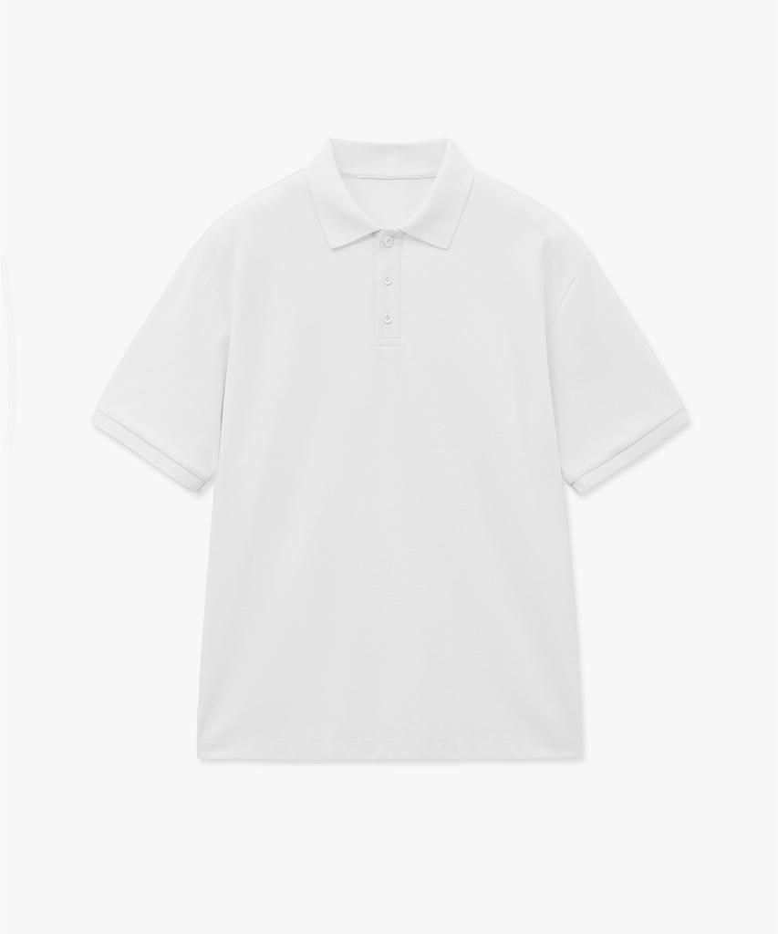 Tienjiti Sorona Polo Shirts (White) Tnts5E218Wt
