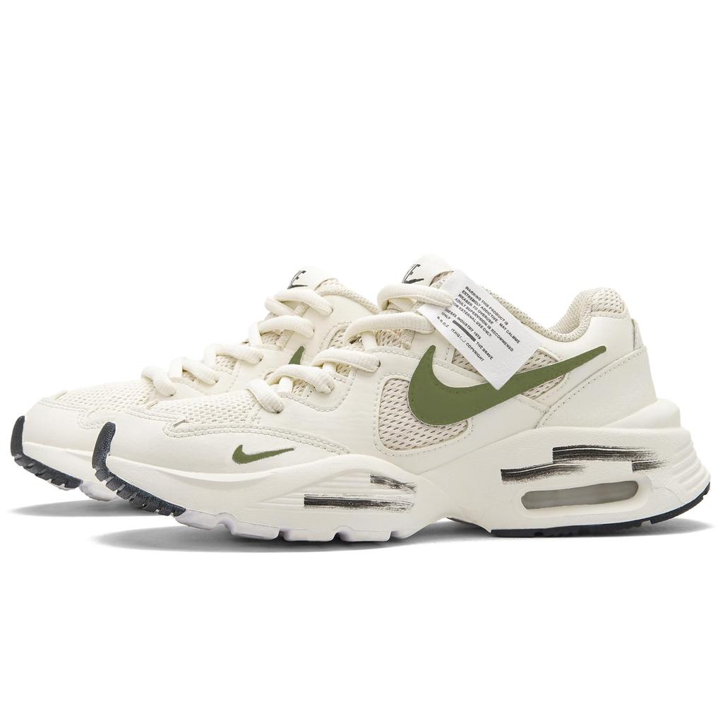 Nike Air Max Fusion Low Top Running Shoes Unisex White Green CJ1670-102(Team1622-)