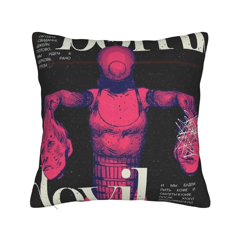Chainsaw Man Crazy Controller Pillow Case Cute Funny Pillow Cover Soft Pillowcases For Living Room Sofa