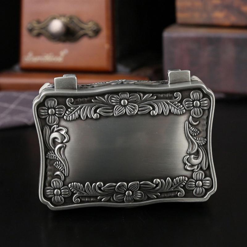 Elegant European Style Zinc Alloy Jewelry Box Storage Container For Necklace And Ring Accessories Storage