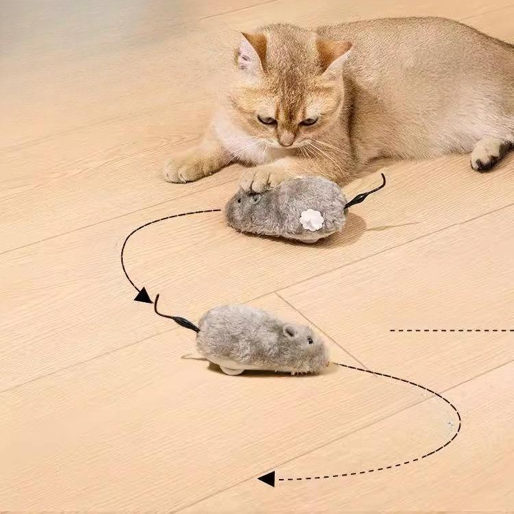 Kitten Bored Toys Electric Little Mouse Cat Teaser Cat Stick Cat Teaser Cat Products