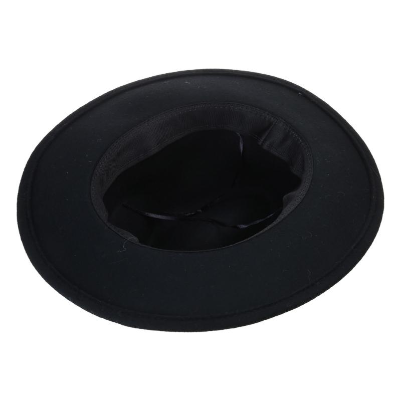 Chapéu Homburg de Lã Chapéu Exótico para Mulheres Homens Adereços para Fotos Western para Homens Mulheres Uso Unissex Chapelaria