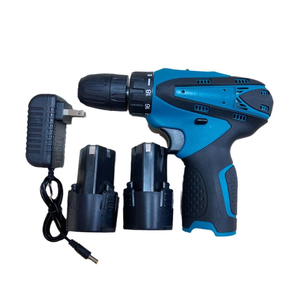 High-Power Brushless Electric Hand Drill Set with Lithium Battery