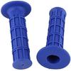 1 Pair Universal Silicone Bike Grips, 7/8" 22mm Motorcycle Handlebar Grips for Scooters, ATVs, Dirt Bikes(Blue)