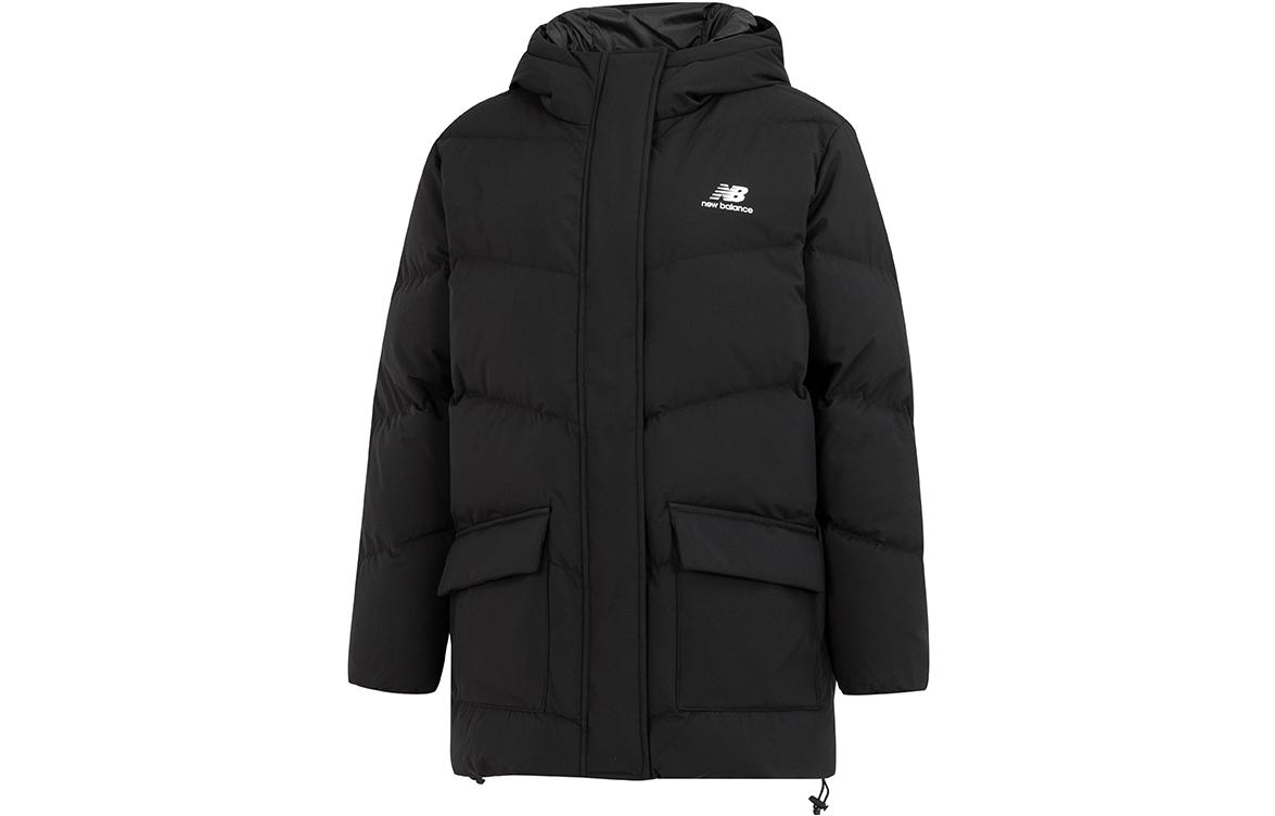 New Balance Down Jackets Women s Black Hooded Moderate Other AWJ23333-BK M