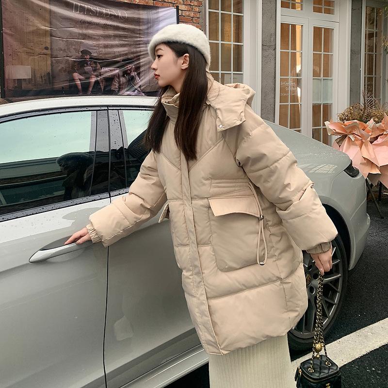 Winter Thickened with Hooded Down Cotton Clothes Women's Korean Version Loose Personalized Cotton Clothes Jacket Women's Clothing