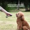 Dog Training Products High Quality Plastic Dog Clicker Sound Stop Barking Training Whistle Training Pet Clicker Tools For Dogs