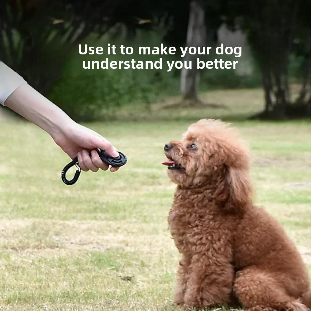 Dog Training Products High Quality Plastic Dog Clicker Sound Stop Barking Training Whistle Training Pet Clicker Tools For Dogs
