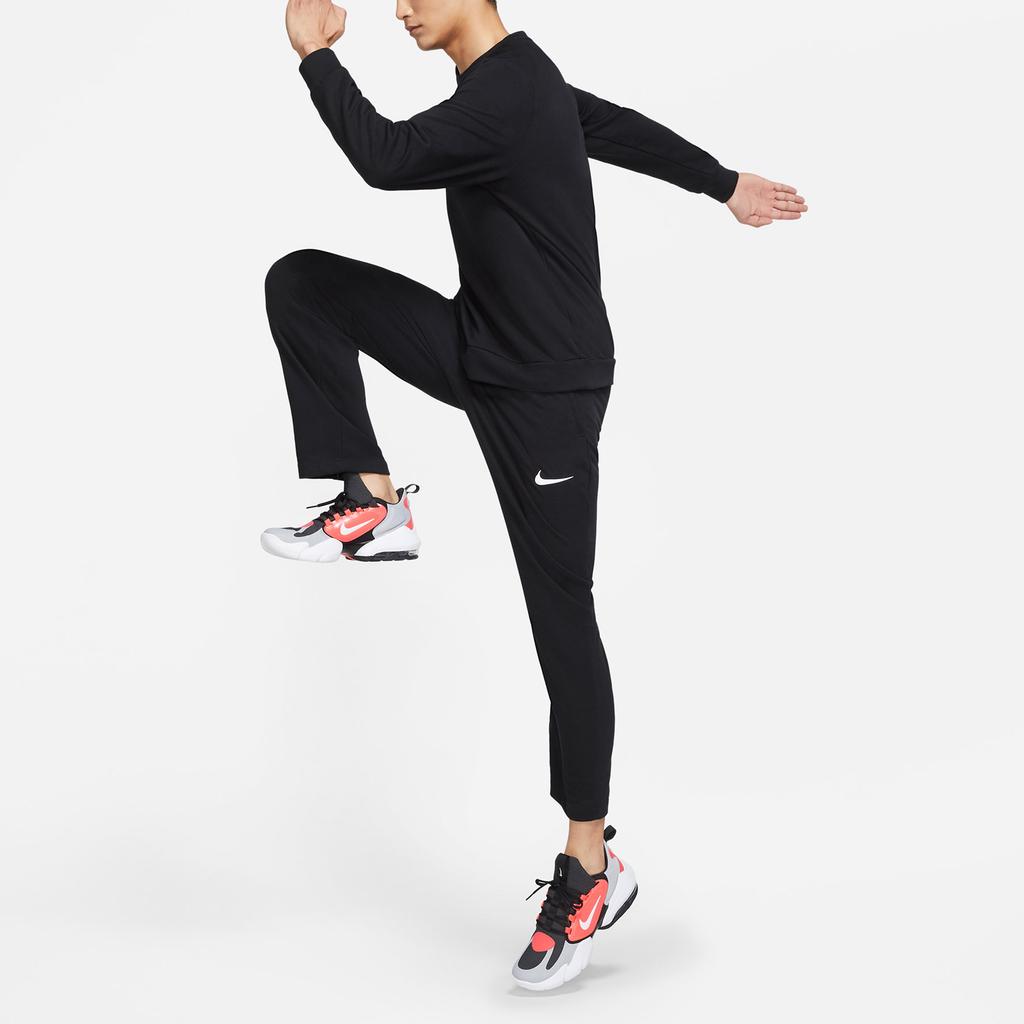 Nike Dry-Fit Regular Knit Pants Men Bottoms Black CZ6382-010