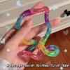Deformable Rope Fidget Toy - Rainbow Anti-Stress Deformation Rope For Anxiety Relief, Portable Sensory Fidget For All Ages
