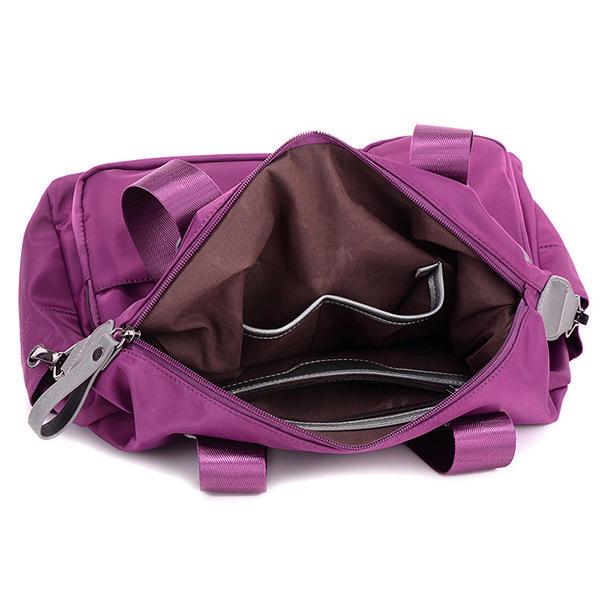 Bolso de Mano de Nailon para Mujer Bolso de Hombro Gran Capacidad Casual Bolso Cruzado