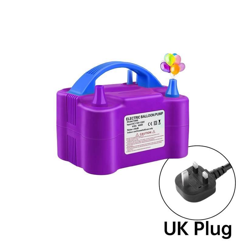 Electric Balloon Inflator Pumps Dual Nozzle Partys Air Blower Supplies Xmas