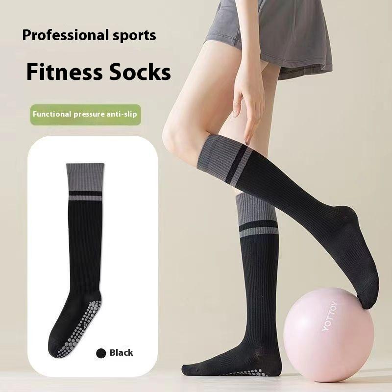 Yoga Socks Women's Calf Socks Tennis Socks Non-slip Professional Sports Muscle Golf Pilates Jumping Exercise Cycling Stockings
