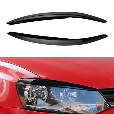 2pcs Car Head Light Lamp Eyebrow Eyelid Imitation Carbon Fiber Cover Trims for VW Polo Mk5 6R 6C 2010 2011 2012 2013 2014 2015 2016 2017 2018