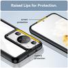 Handyhülle mit erhöhtem Rand für Huawei P60/P60 Pro, TPU+Acryl Handyhülle Sturzschutzhülle
