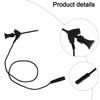 Compact Multimeter Test Hooks with 10 Inch Leads for IC Testing and Repairs