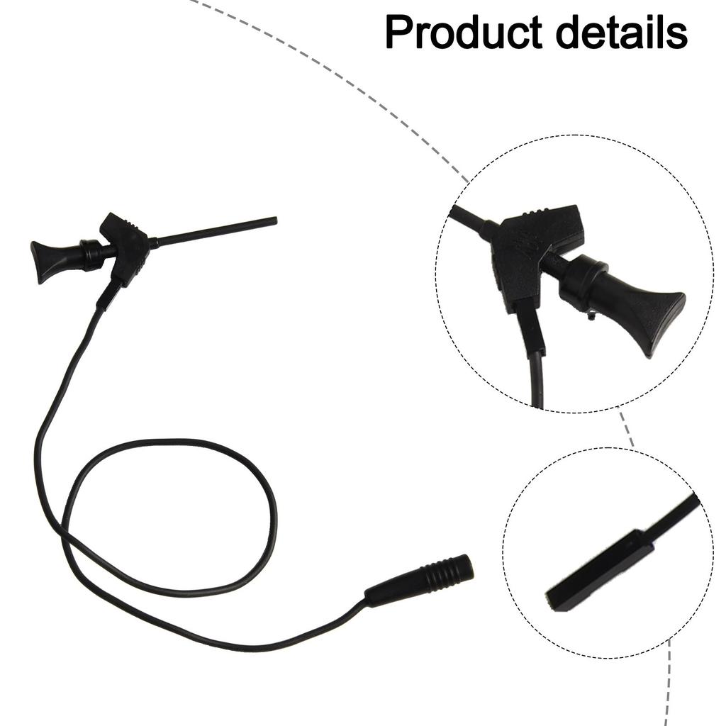 Compact Multimeter Test Hooks with 10 Inch Leads for IC Testing and Repairs