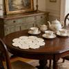 Decorative Floral Laces Coasters And Placemat Set Elegant Table Decoration Mats For Elegant Dining Experience