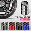 4 pièces/ensemble Bouchons de valve d'air pour roues de voiture, Cache-tige de valve, Accessoires extérieurs pour Seville XT4 CT4 CT5 ATS SLR STS EXT CTS