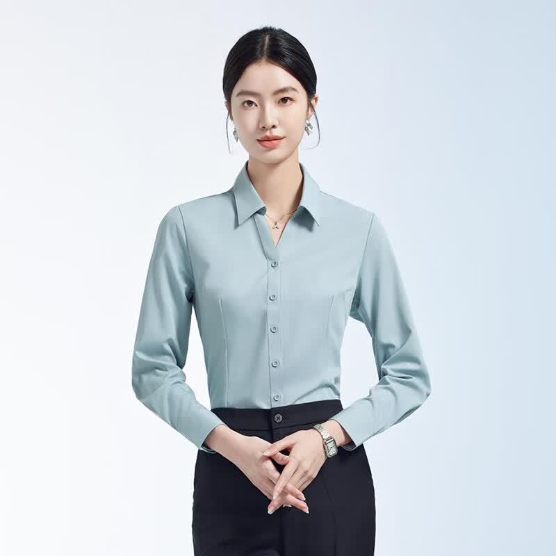 Tluoman Women's Bamboo Fiber Formal Shirt