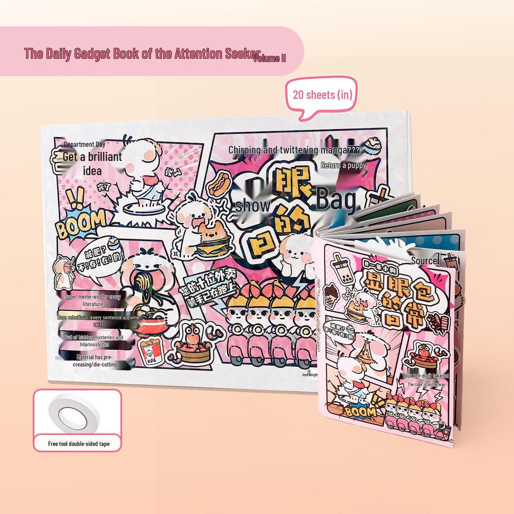 June 1st Children's Day Gift: 3D Advanced Magnetic Quiet Book for Girls with Stickers