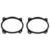 2Pcs 6" X 9" Oval Rear Speaker Mounting Adapter For Toyota Corolla Camry Yaris