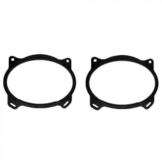 2Pcs 6" X 9" Oval Rear Speaker Mounting Adapter For Toyota Corolla Camry Yaris
