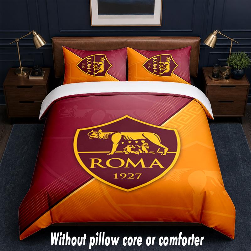 AS Roma Design Bed Bedding Set 1 Duvet Cover + 2 Pillowcases Soft Breathable Household Bed Linens