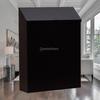Rainproof Exterior Wall Mount Mailbox Iron Drop Box Secure Lockable Letterbox Large for Porch or Gate