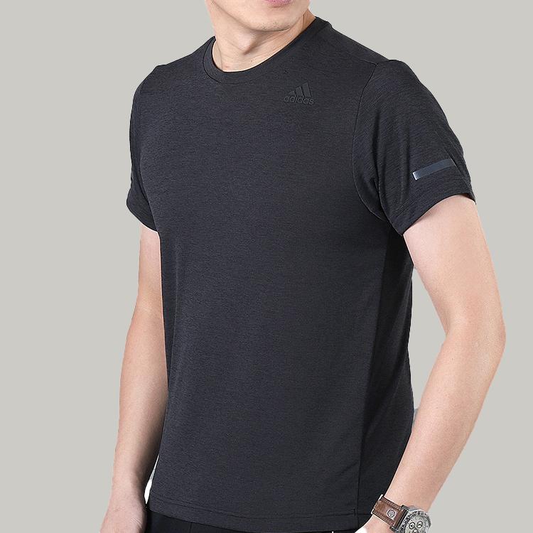 Adidas Running Sports Short Sleeve T-Shirt Men Tops Black EI6390