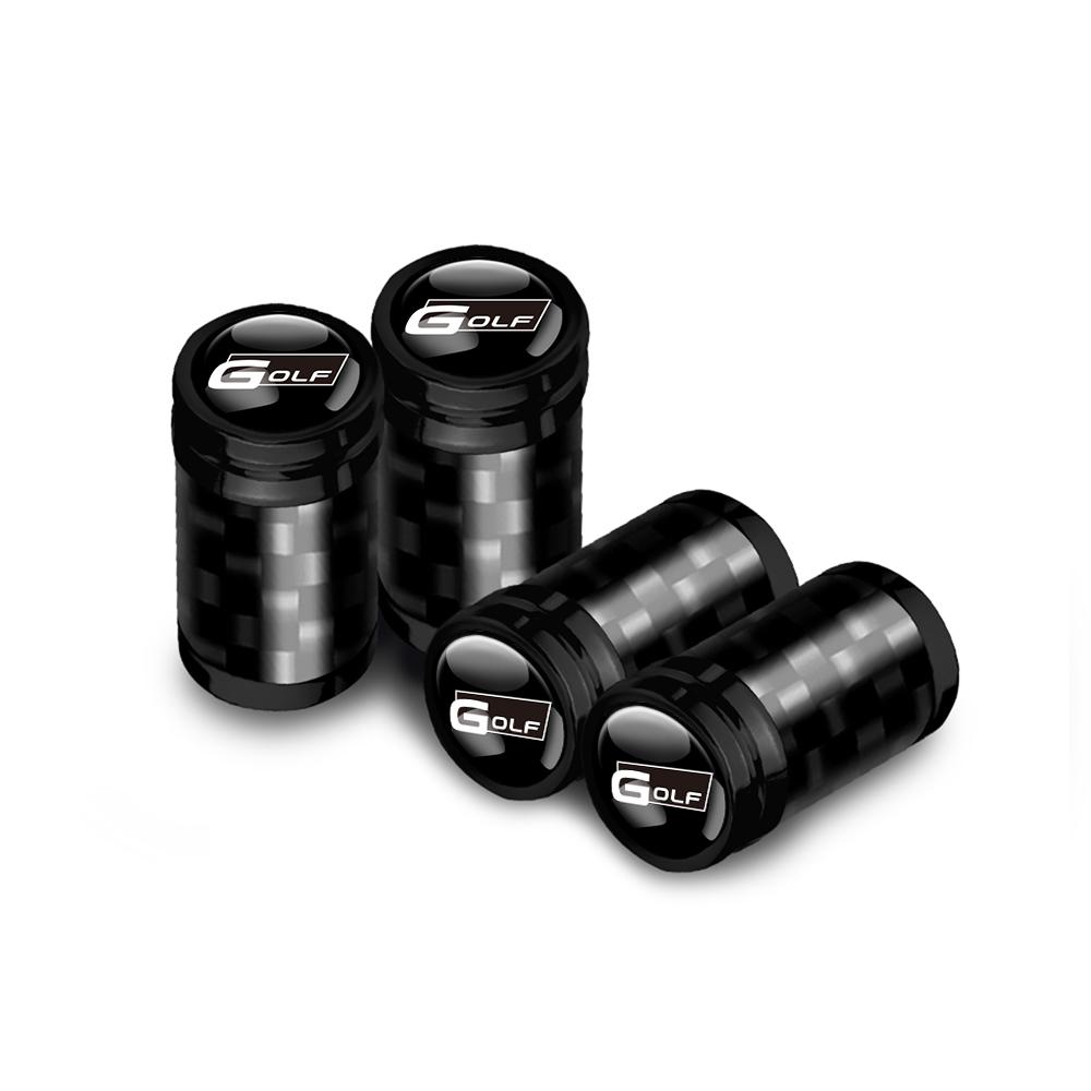 MPSGW1 Car Accessories Carbon Fiber Wheel Tire Valve Caps Stem Case for Volkswagen Golf Tiguan Jetta GTI Bora VW R Polo Passat Rline