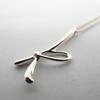 [Used] TIFFANY 925 Initial K Pendant Necklace J28-34