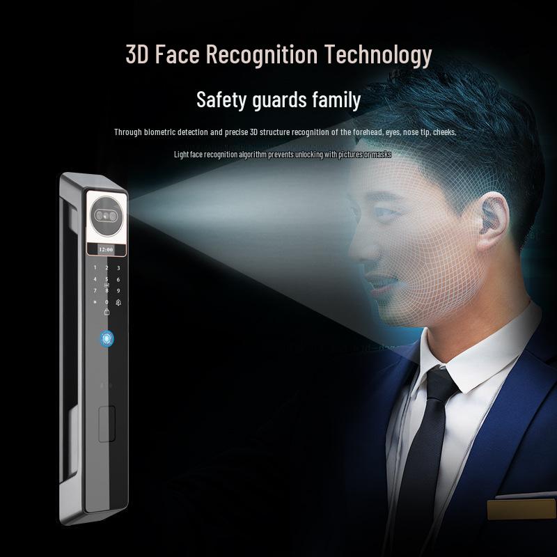 Smart Anti-Theft Door Lock: Fully Automatic Face & Fingerprint Recognition with Password & C-Level Core