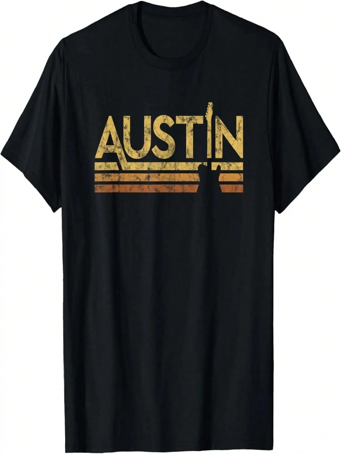 Retro Music Austins Texas T-Shirt S разноцветный