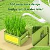 Milk Carton Shape Cat Grass Planter Tray Grass Sprouting Trays Removable Cat Grass Growing Pot Indoor Hydroponic Box Supplies
